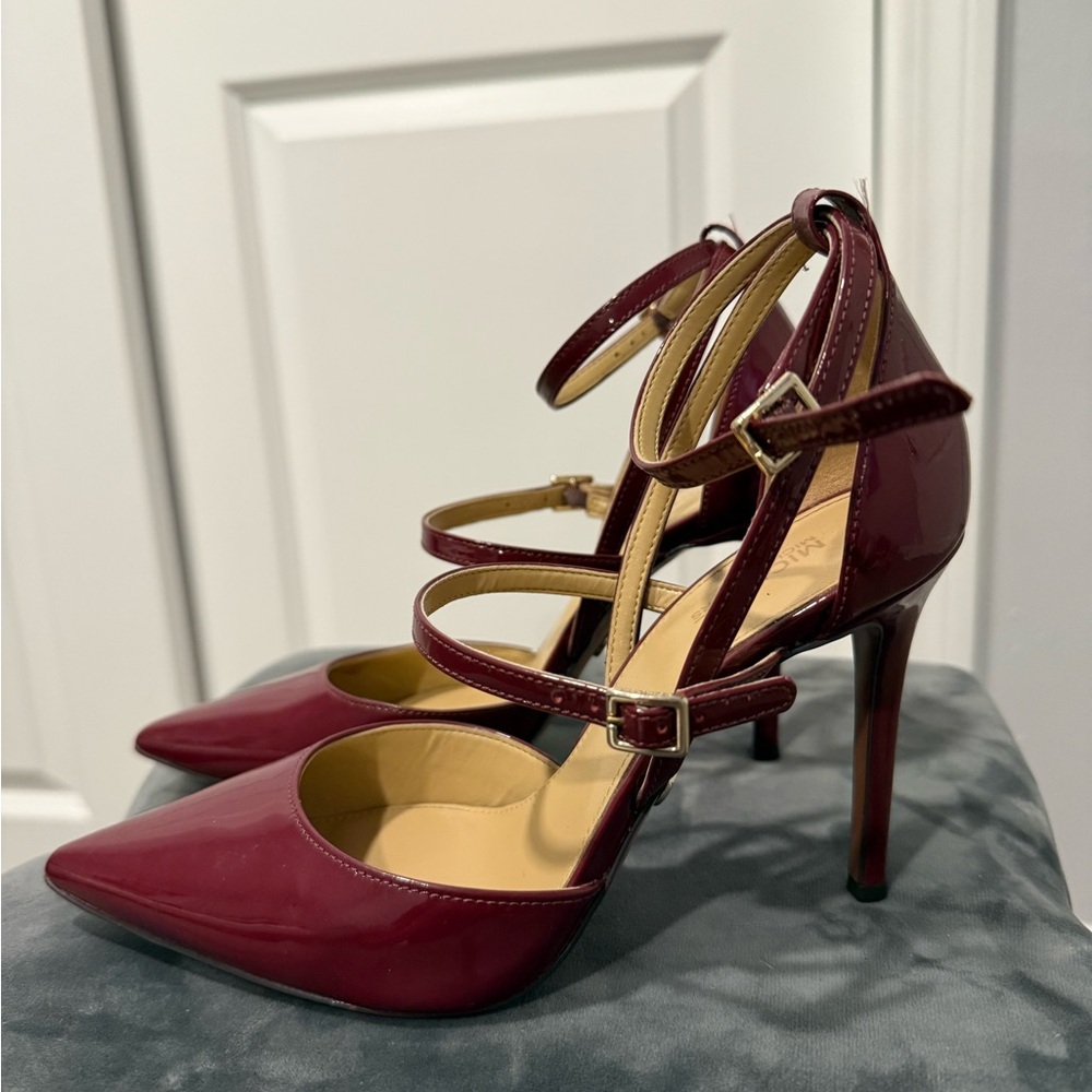 Michael Kors Burgundy Strappy Heels